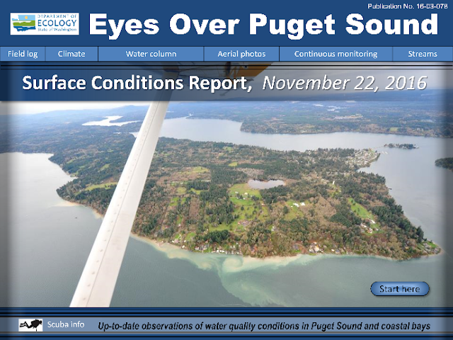 EOPS report cover with view above Squaxin Island